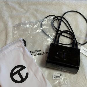 Small Patent Telfar bag. Brand new. Never used